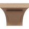 Ekena Millwork 6"W x 12"D x 6"H Wide Viola Rough Cedar Woodgrain TimberThane Corbel, Primed Tan CORUR06X12X06VIORCPR - alternate 2